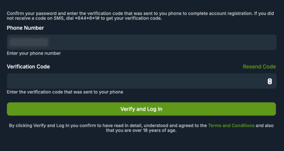 Betika account verification Confirm your account